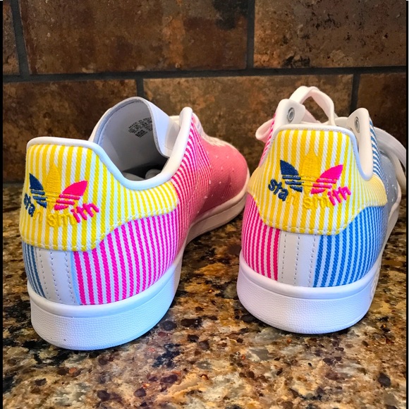 Adidas Stan Smith Rainbow Seersucker 